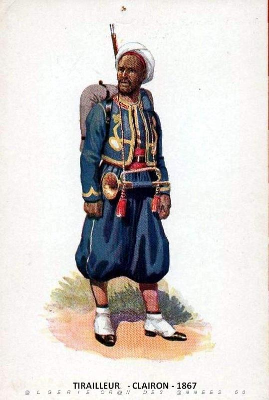 30- Alger - Casbah - Musee Franchet d'Esperey - Tirailleur - Clairon - 1867.jpg